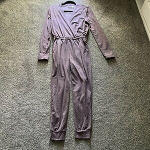 Zella Heathered Plum Jumpsuit